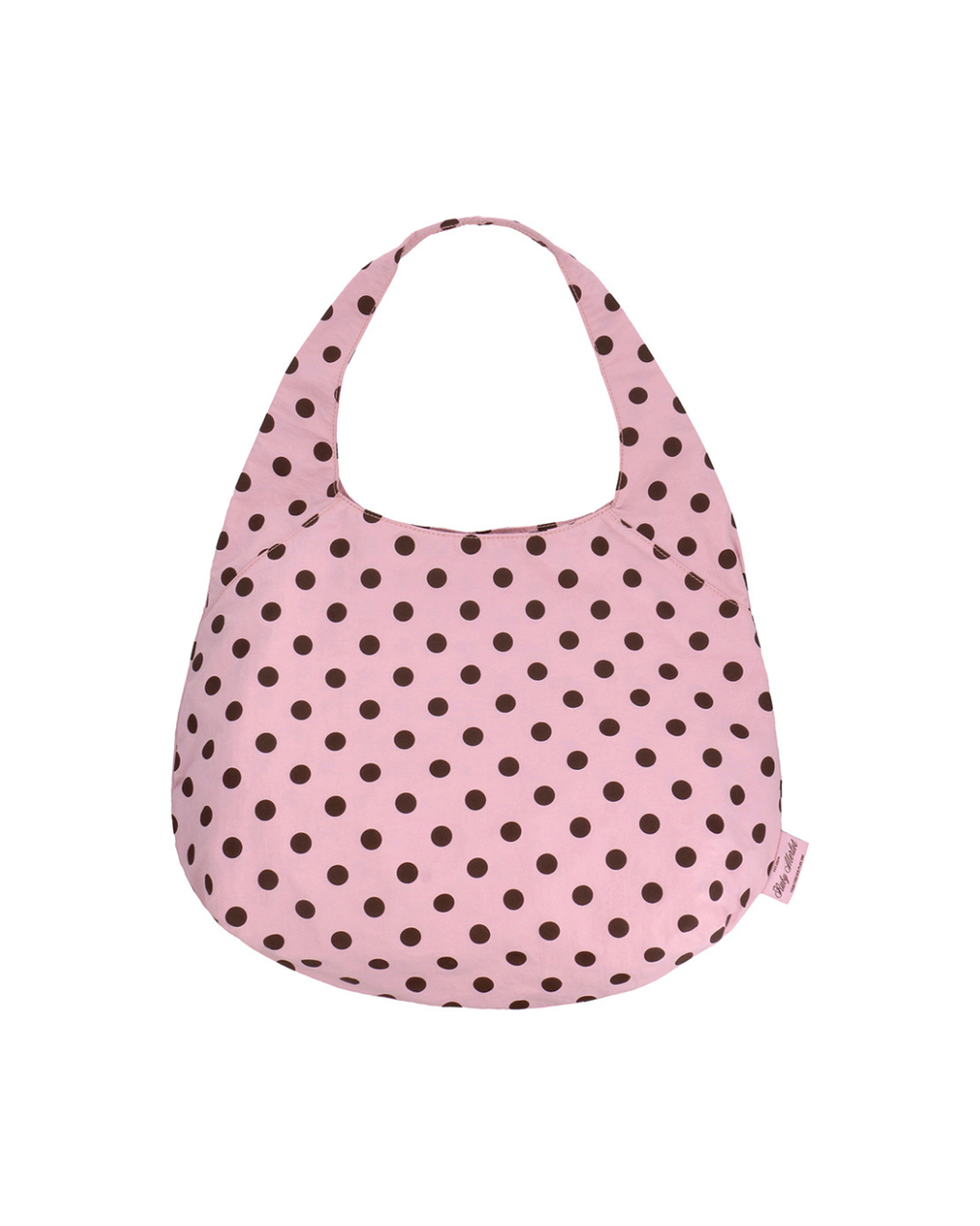 Foldaway tote - Pink & Brown