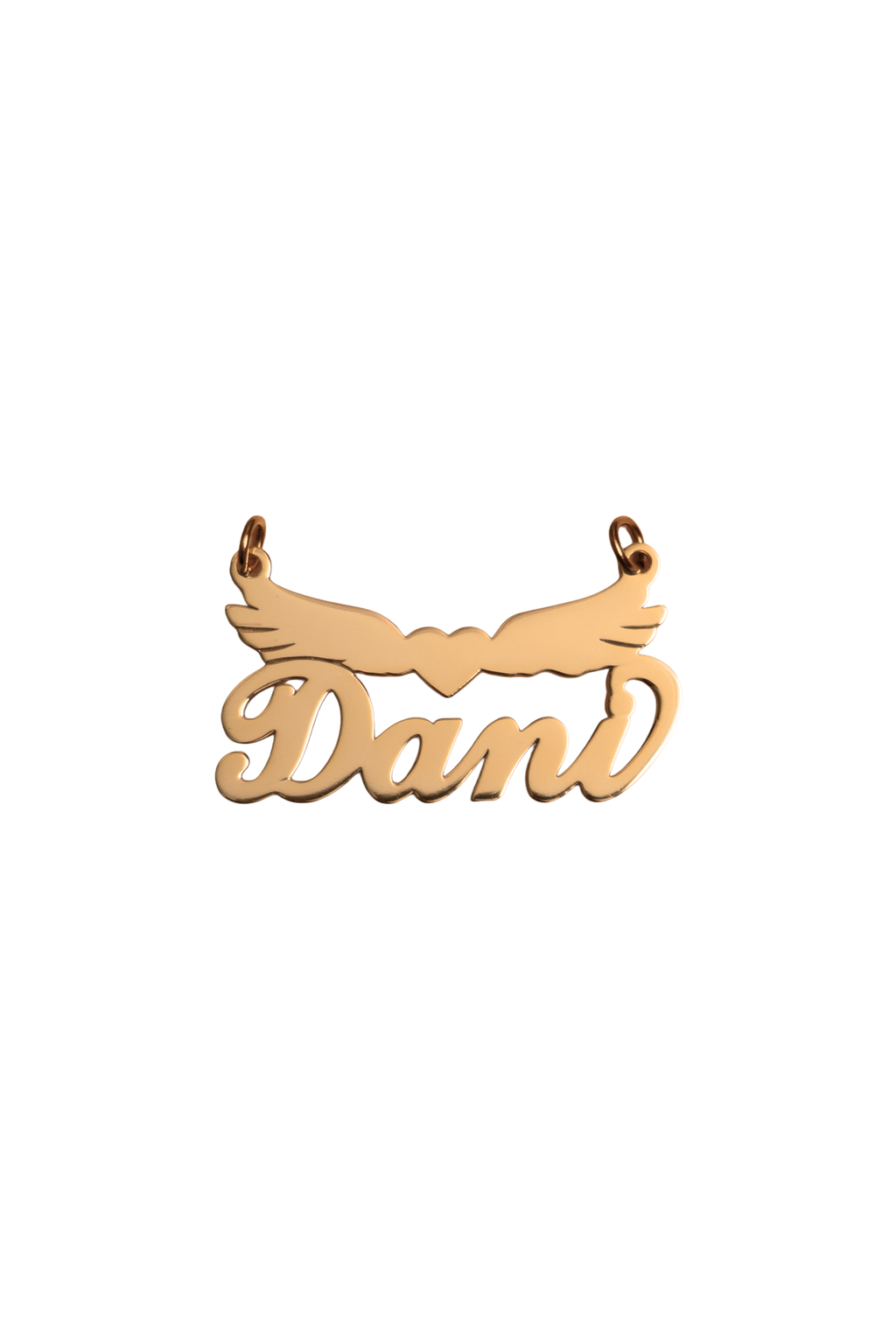 Personalised nameplate charms