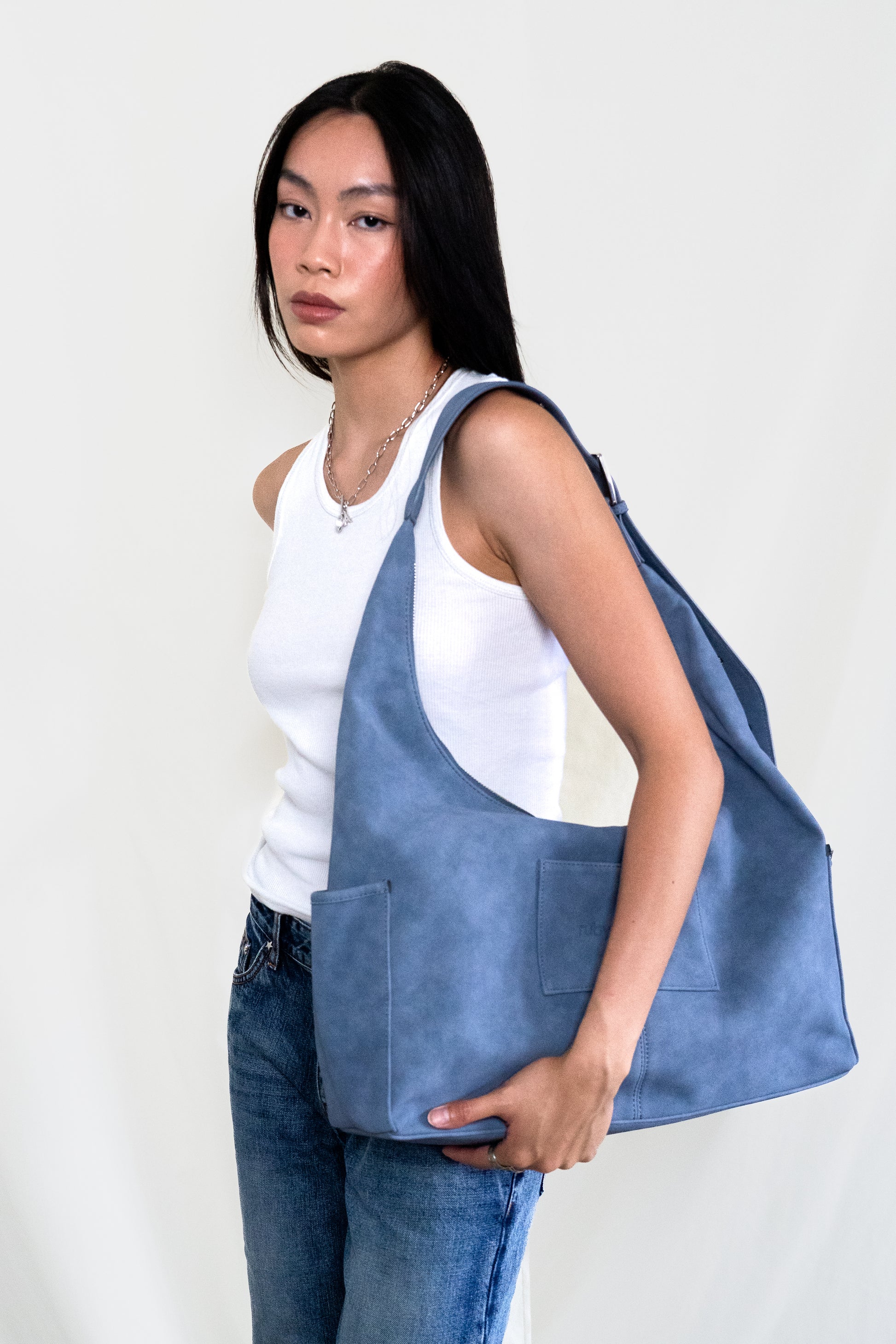 The Classic Ruby Bag - Large - Denim