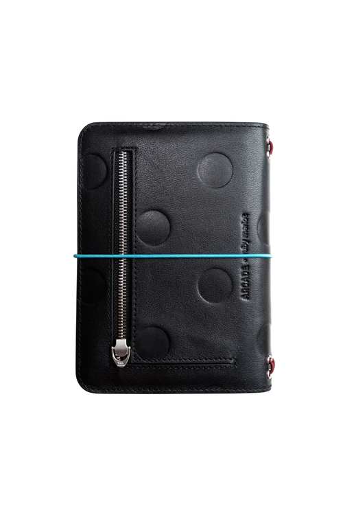 Arcade x Ruby Merlot | Polka Dot Leather Journal
