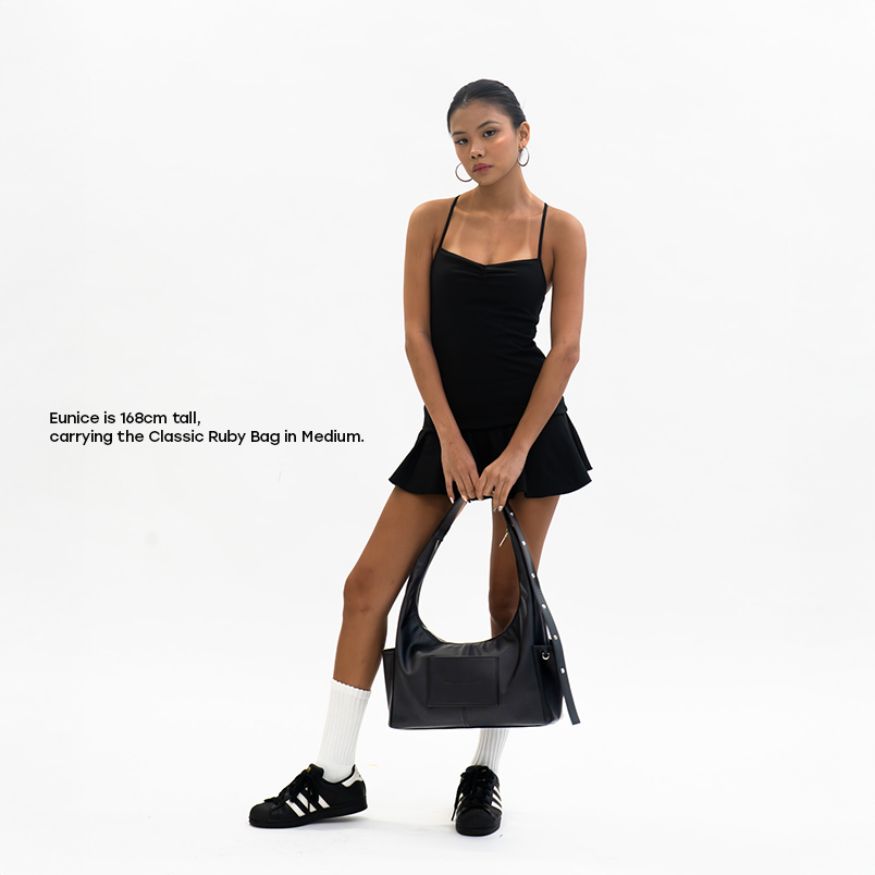 The Classic Ruby Bag - M, BLACK