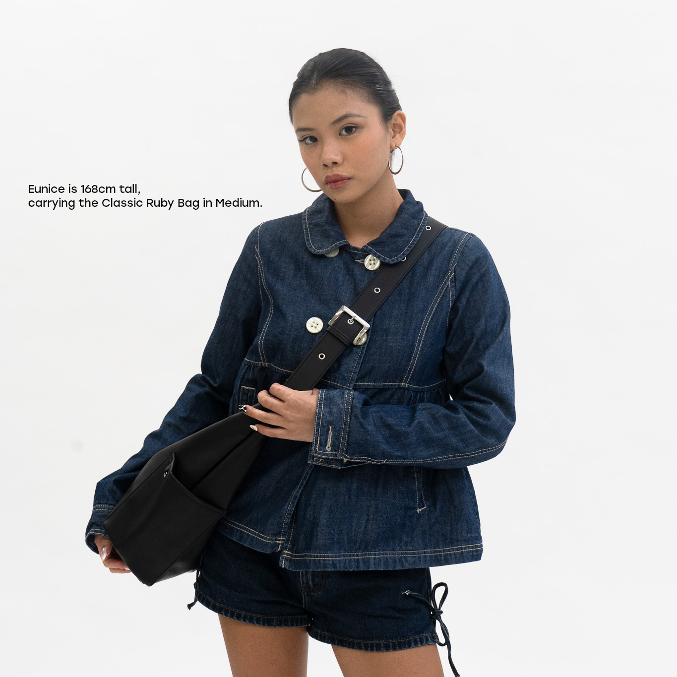 The Classic Ruby Bag - M, BLACK