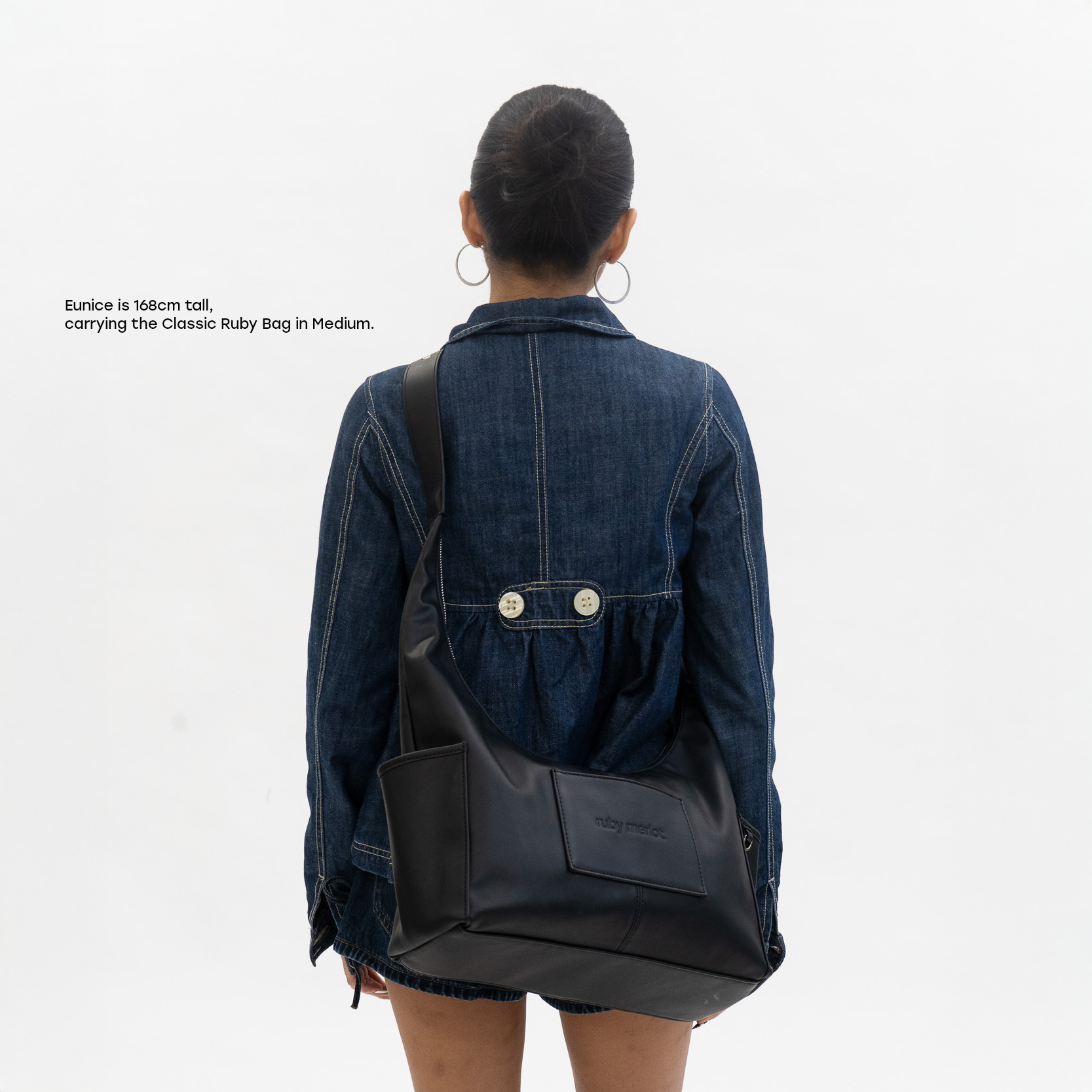The Classic Ruby Bag - M, BLACK