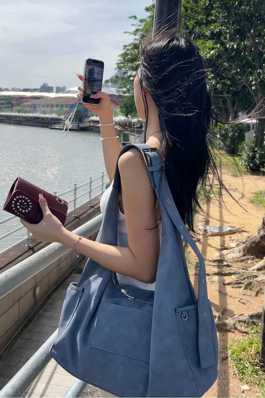 The Classic Ruby Bag - Large - Denim