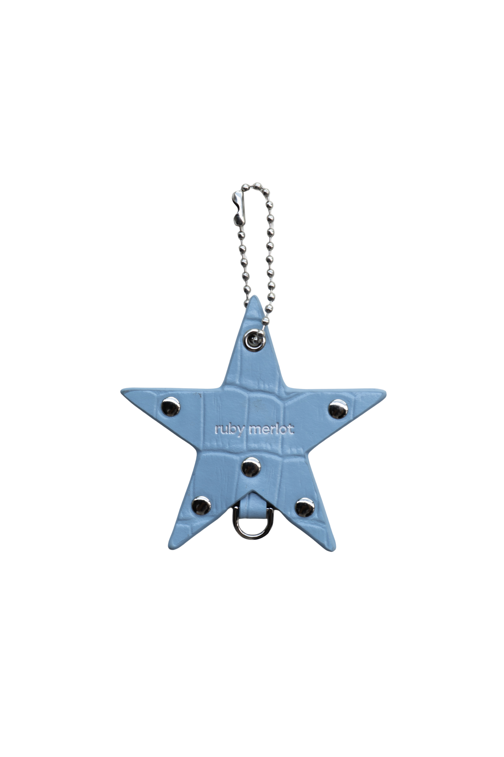 Croc Star Leather Charm