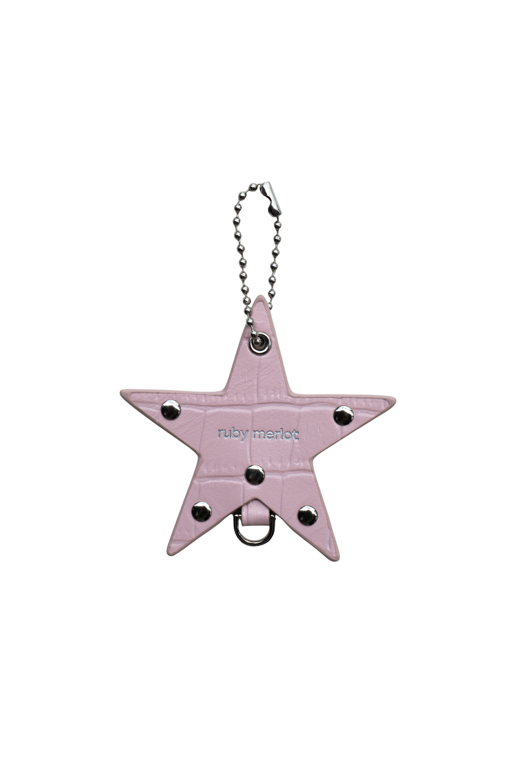 Croc Star Leather Charm