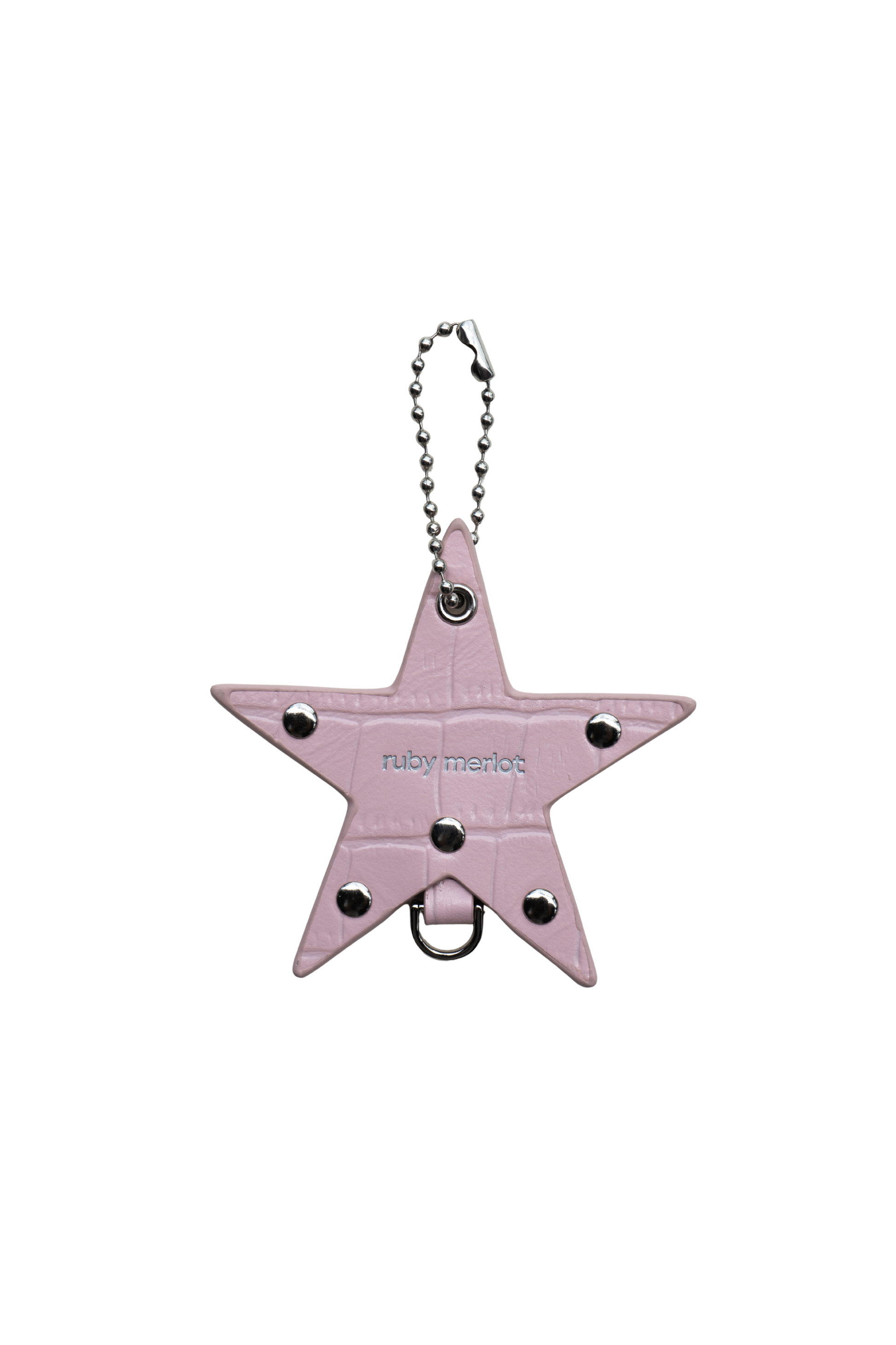 Croc Star Leather Charm