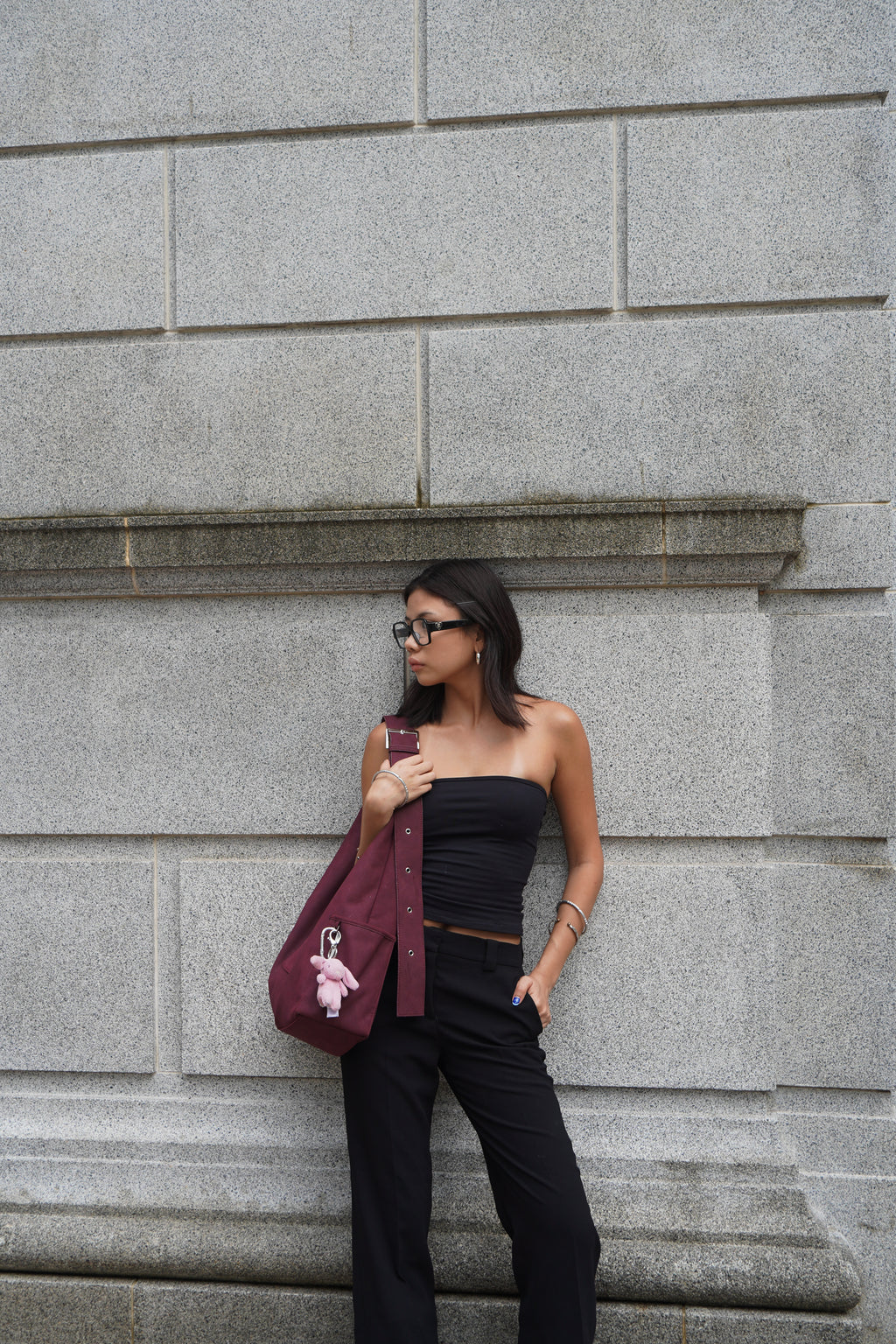 The Classic Ruby Bag - L, MERLOT [UPDATED DESIGN]