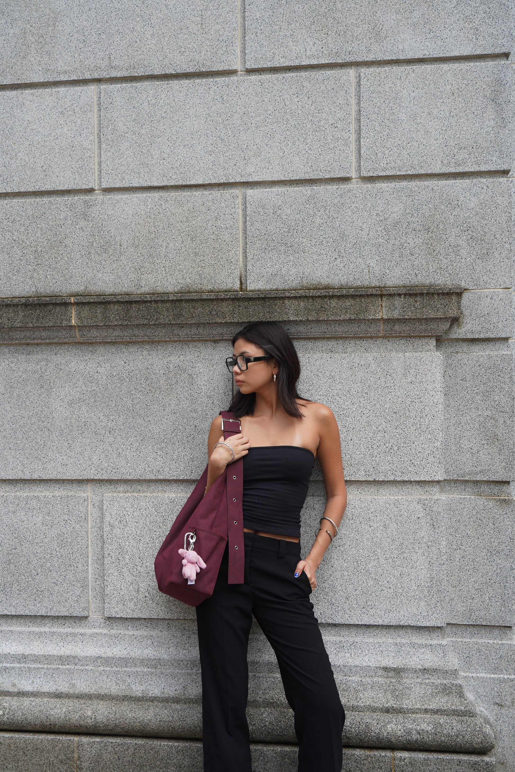 The Classic Ruby Bag - L, MERLOT [UPDATED DESIGN]