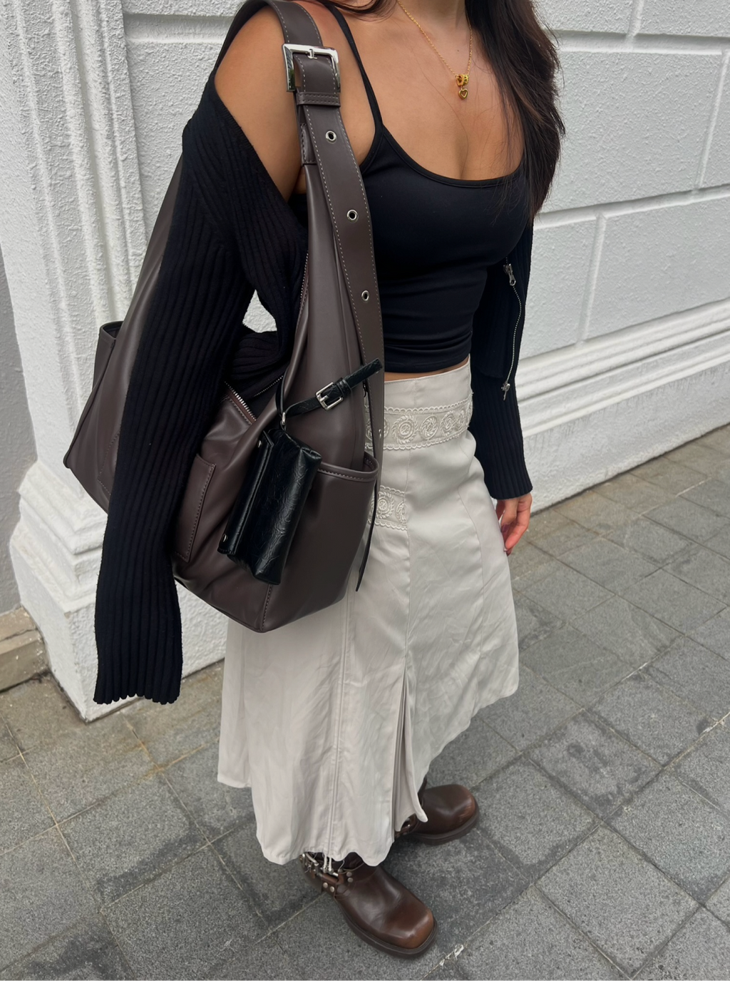 The Classic Ruby Bag - M, ESPRESSO (Dark Brown)