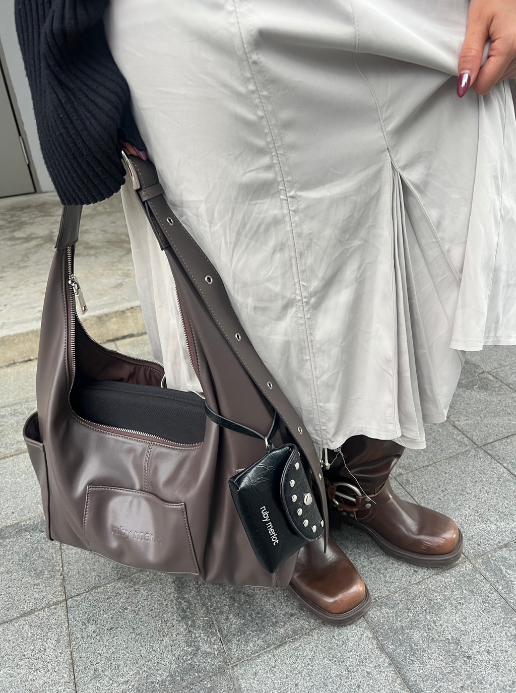 The Classic Ruby Bag - M, ESPRESSO (Dark Brown)