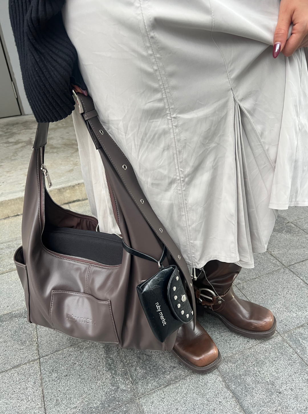 The Classic Ruby Bag - M, ESPRESSO (Dark Brown)