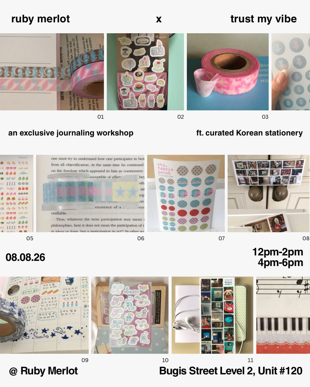 RUBY MERLOT X TRUSTMYVIBE Journaling Workshop