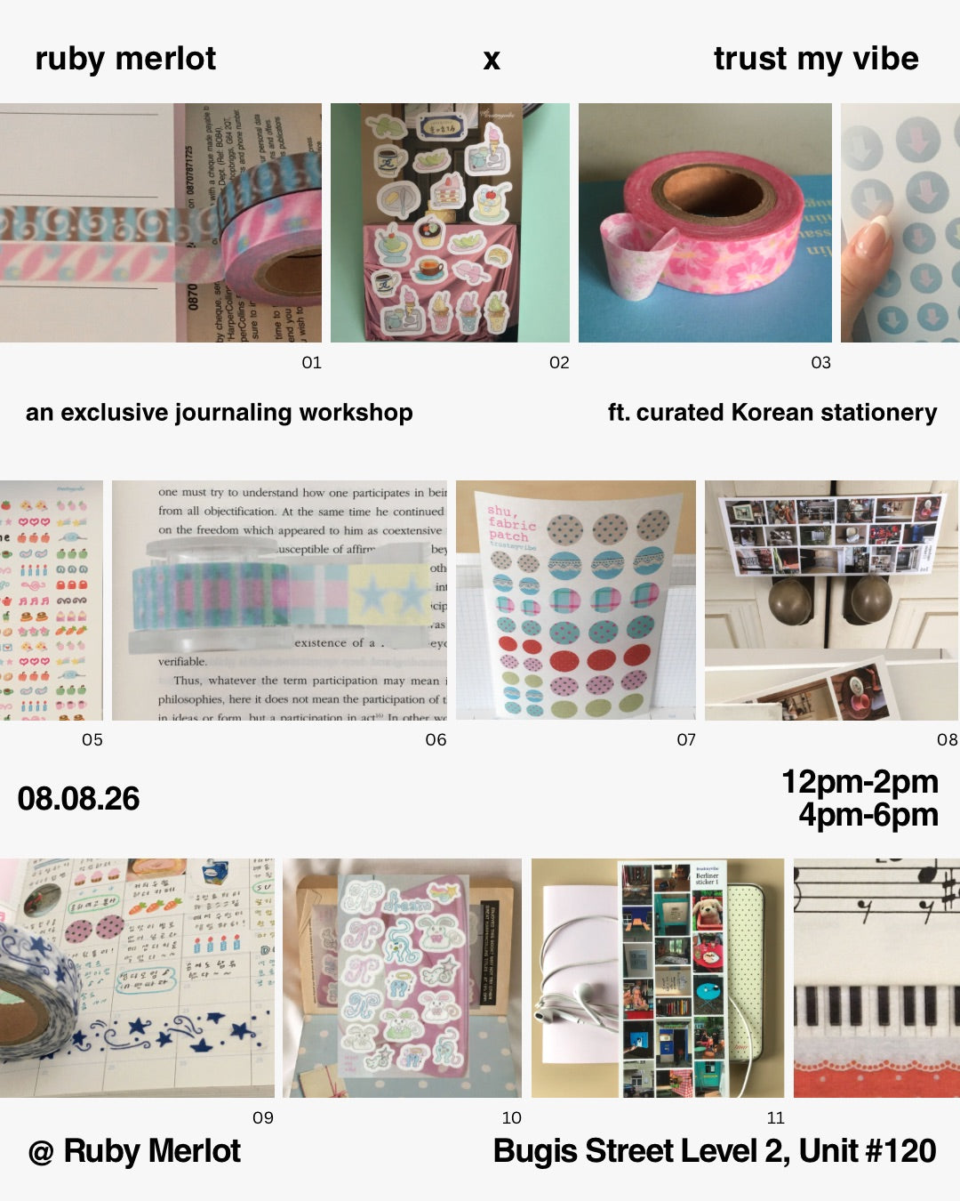 RUBY MERLOT X TRUSTMYVIBE Journaling Workshop