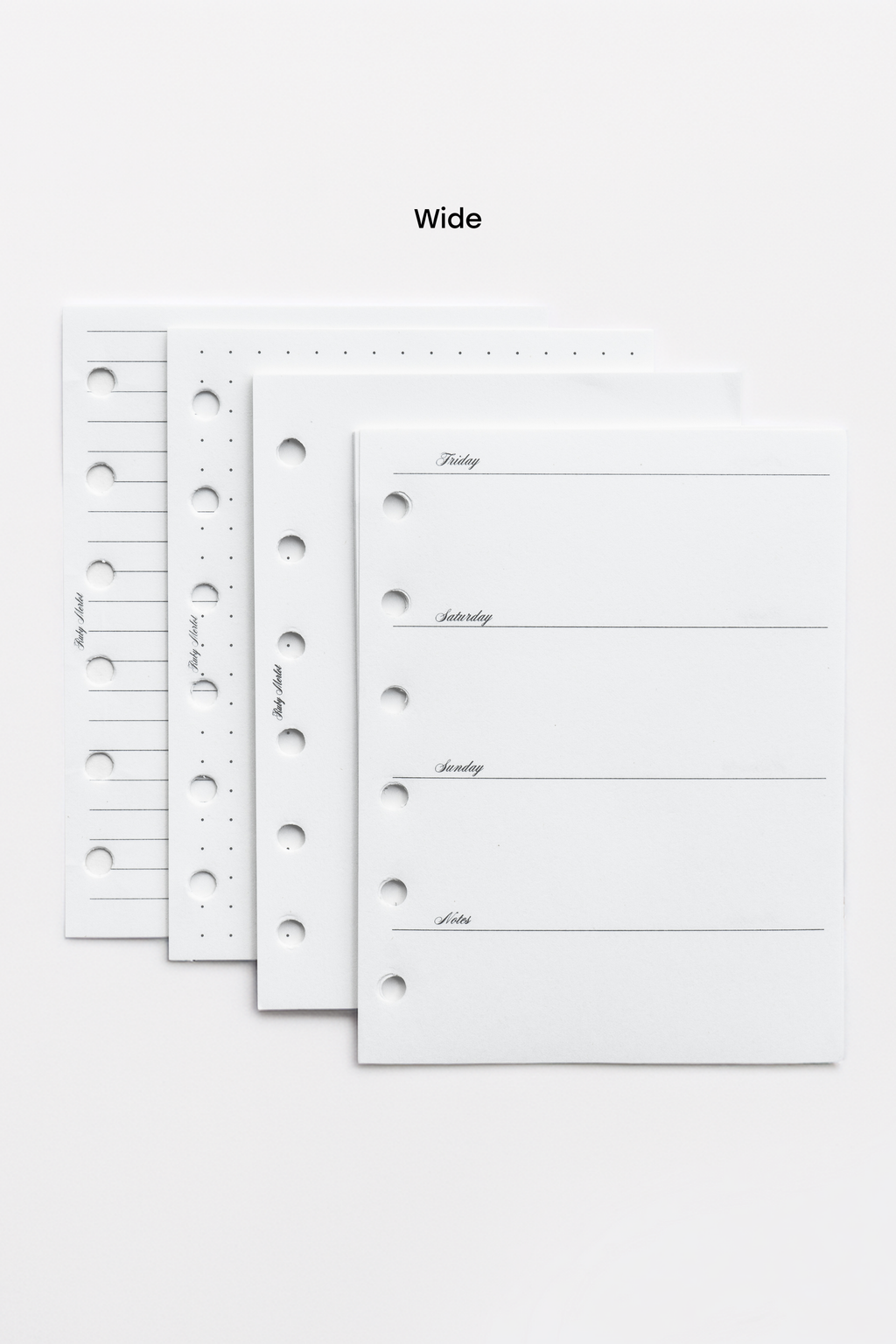 System Planner Refills - Wide