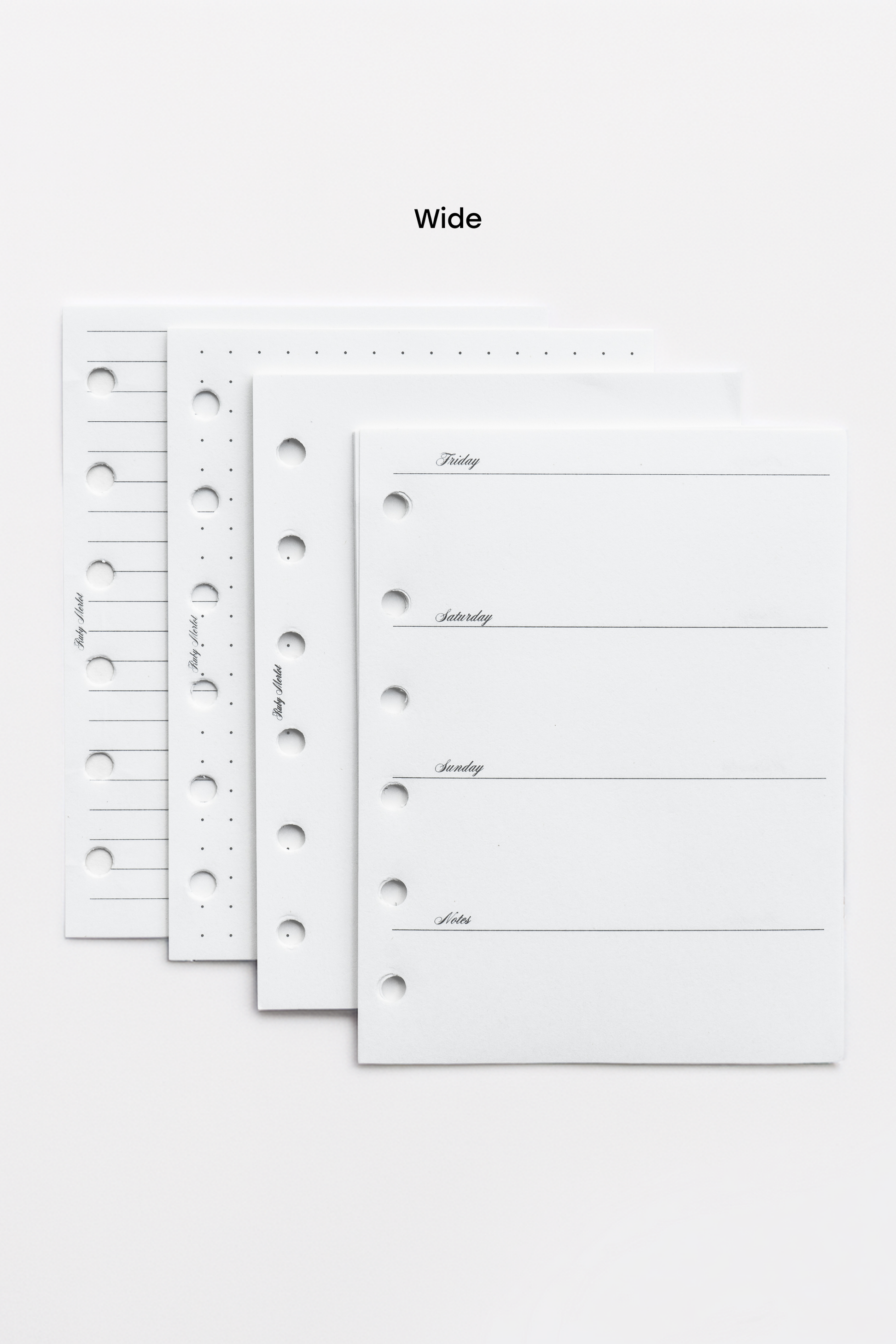 System Planner Refills - Wide