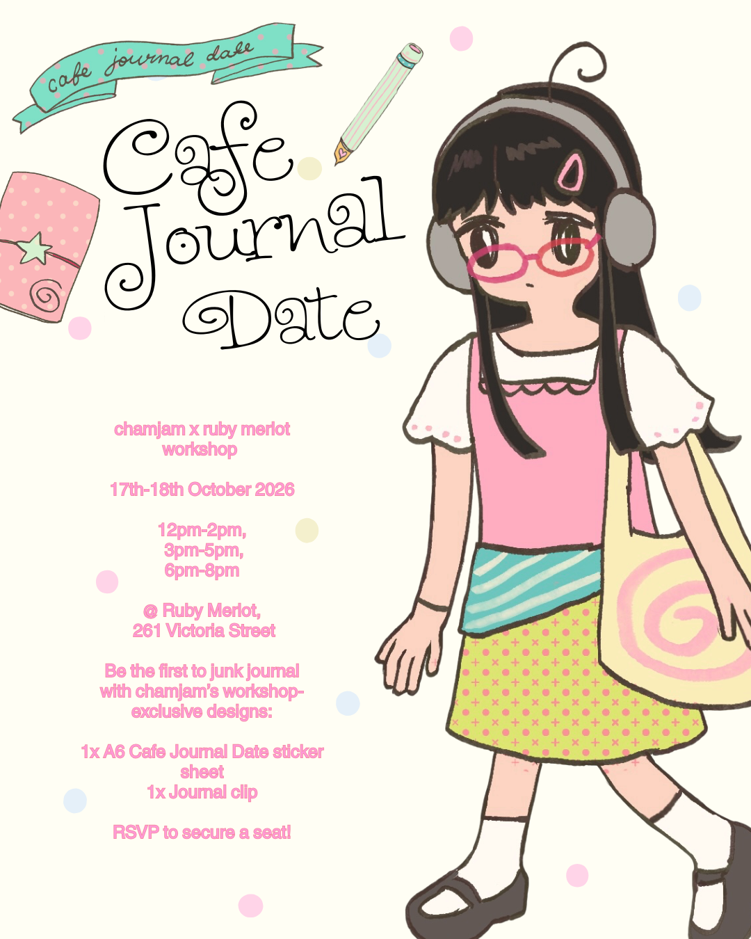 Chamjam_ x Ruby Merlot | Journaling Workshop