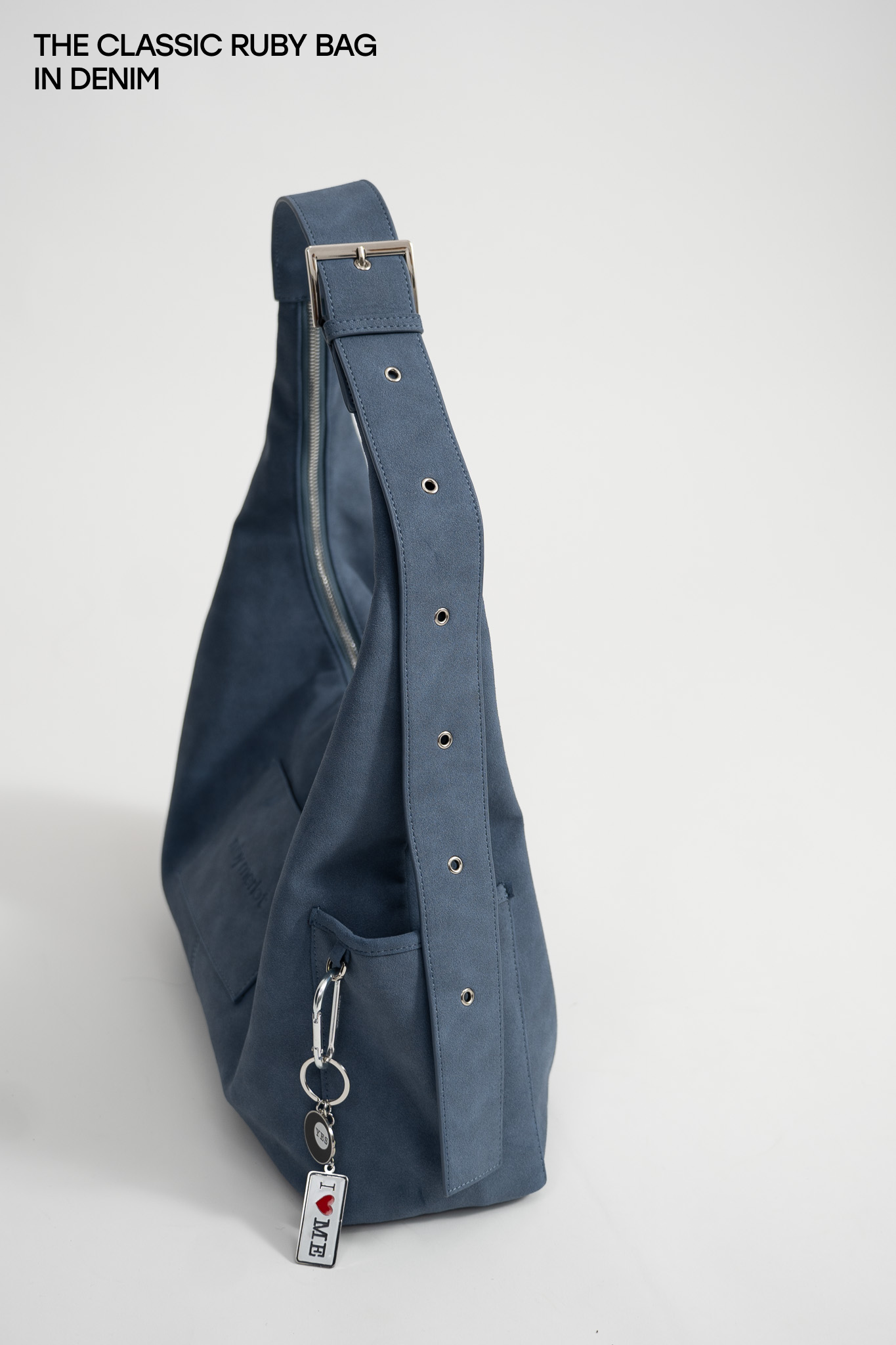 The Classic Ruby Bag - L, DENIM