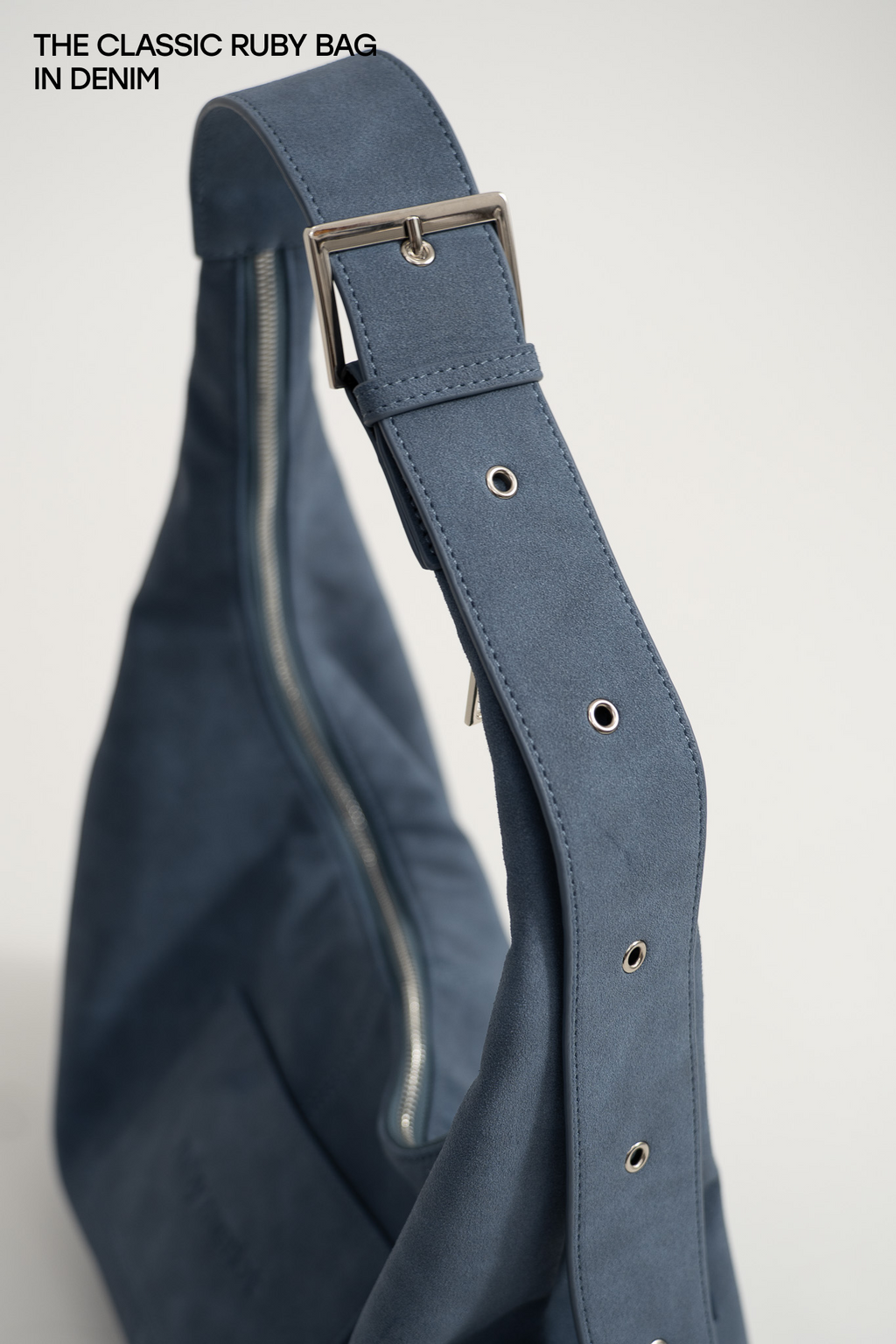 The Classic Ruby Bag - L, DENIM