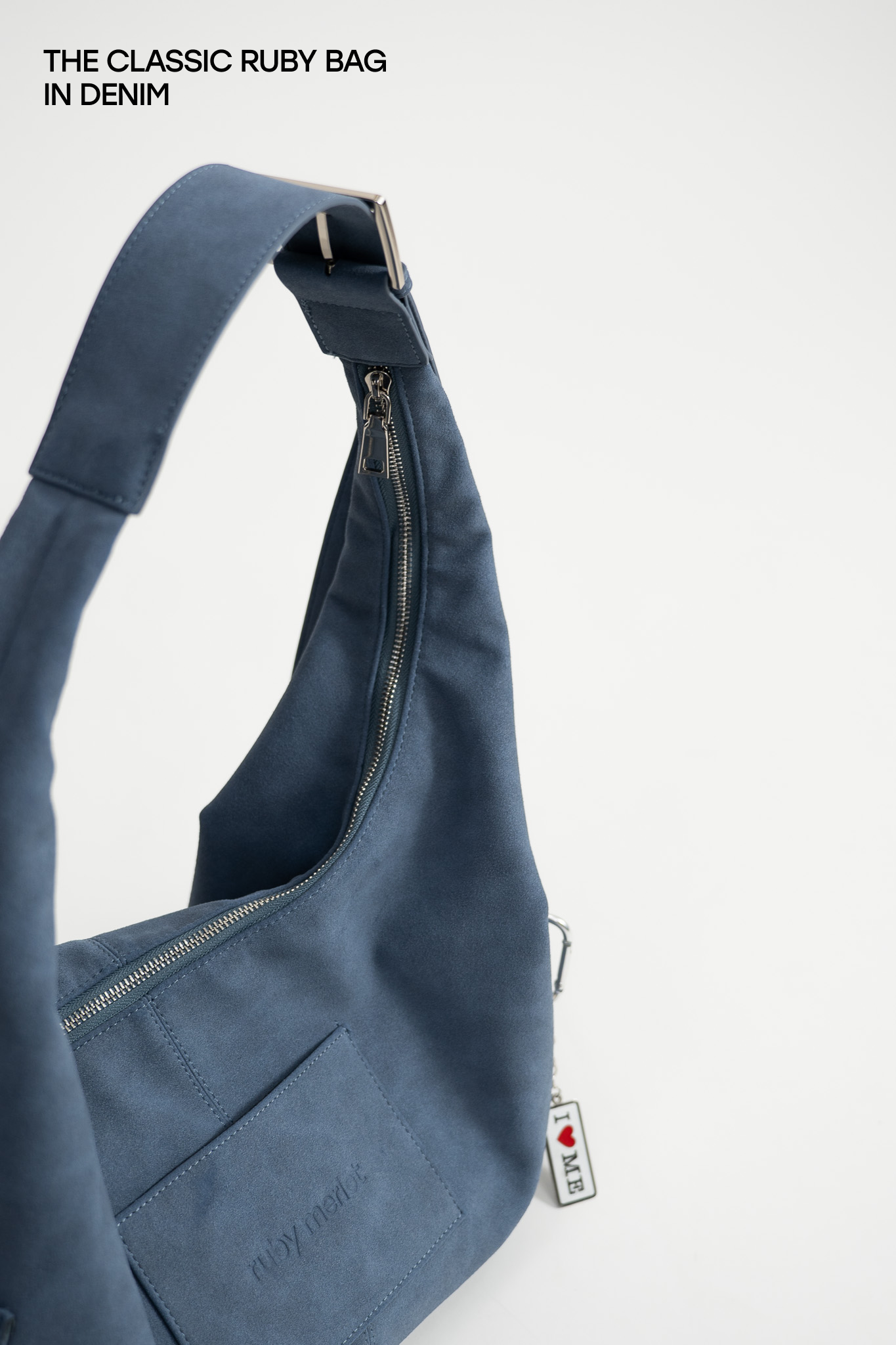 The Classic Ruby Bag - L, DENIM
