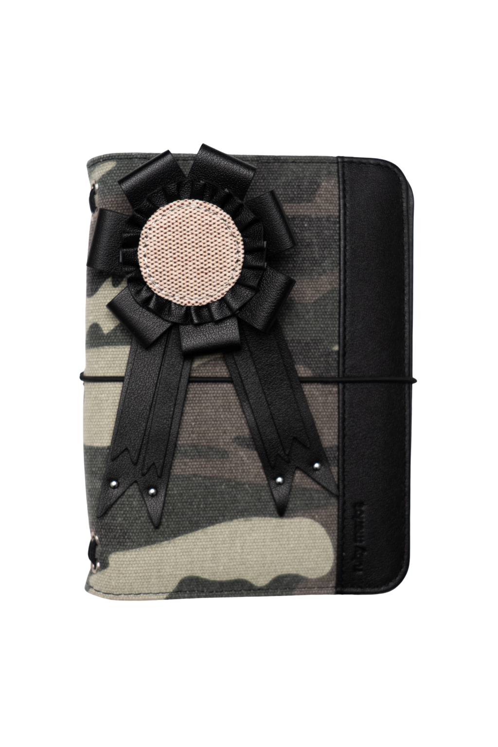Rosette Leather Charm