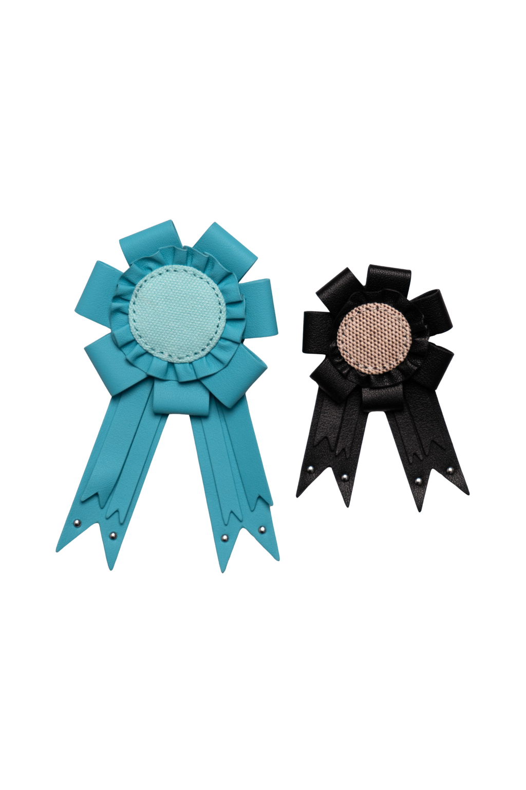 Rosette Leather Charm